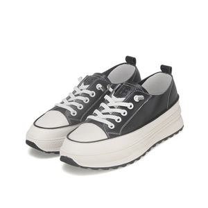 [바바라(슈즈)]심플 베이직 데일리 키높이 스니커즈 BBF607-BK