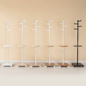 이지온 국민튼튼 감성우드 스탠드 라운드 옷걸이 행거 WES-300R