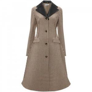 제이더블유앤더슨 레이디스 클레이 체크 프린트 A라인 코트 CO0281 PG0304 142