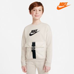 M 나이키키즈긴팔티 매장판 ZQC DA0567-008 보이즈 나이키 스포츠웨어 유틸리티 크루