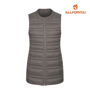 [올포유][올포유] 여성 중기장 퀼팅 덕다운 베스트 AWQVL9161-19