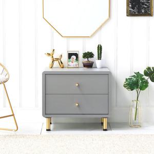 리빙인도무스 뉴트로 2단서랍 침대협탁