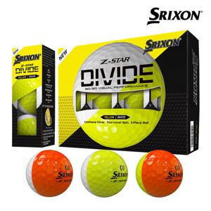 스릭슨 25 제트스타9 디바이드 3피스 우레탄 골프공 1더즌 12구