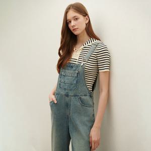 [SATIN] 데님 점프수트 O252T461