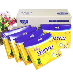 크린랲 크린 프리미엄 일회용 위생 장갑 50매 40개