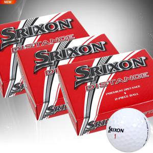 스릭슨 디스턴스 (DISTANCE) 2피스 골프볼 (3더즌36알) 화이트