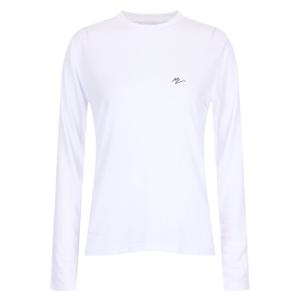 샵앤) 여성 쿨링 사방스판 라운드넥 잔줄 긴팔 등산 티셔츠 DW-WSH-20600-화이트