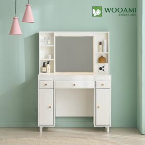 [리뷰이벤트]우아미가구 캐슬린 LED조명 수납 화장대 1000