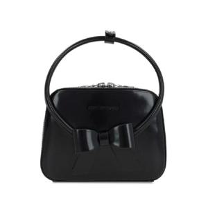 25 FW 슈슈 통 스테레오 보우 아플리케 가죽 백 FSDDAC01LEA001 TP432124728