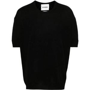 25 FW 질샌더 울 반소매 스웨터 J23GC0103J14531 TP433079355