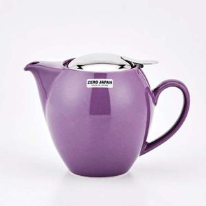 제로재팬 도자기 라운드 티포트 350ml 히아신스 티팟