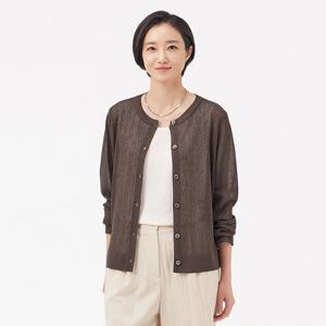 [빌드]BPMN105 Le. 시어 텍스처 가디건/빅사이즈/미시/여성/여름
