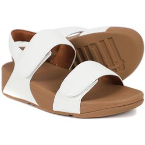 [정품] 핏플랍 여성 루루 어드저스터블 레더 어반 화이트 스트랩 샌들 (FV8-194)