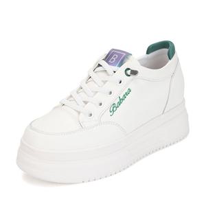 [바바라(슈즈)]오버솔 밴딩끈 데일리 키높이 스니커즈  BBG164-LG