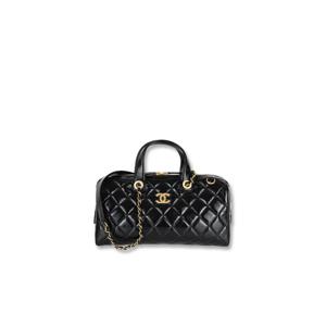 [라운지엘] 샤넬 25A 페이던트 크럼플드 볼링 백 라지 AS5579