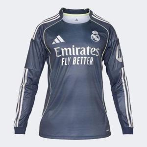 아디다스 레알 마드리드 25-26 어웨이 긴팔 저지_JP3939