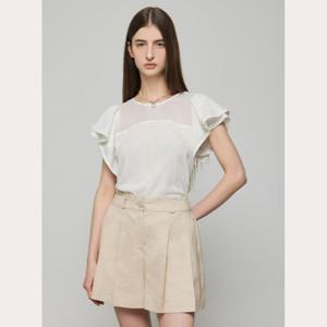 [듀엘]DEWL  러플 슬리브 블라우스_D252MSC051