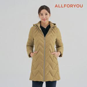 [올포유][올포유]여성 후드 퀼팅 덕다운 점퍼 AWQDM9291-509