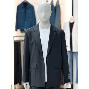 [바쏘옴므]차콜_오버핏 와이드 셋업 자켓 WSY1JF34A_SC