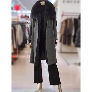 미니멈 세이브존03 미니멈모100% 폭스퍼 탈부착 루즈핏 코트 AGMYDKFL1880A