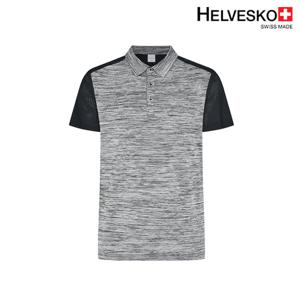헬베스코 남성 냉감 소매 메쉬 반팔티셔츠 H2MMTS174