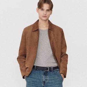 [지오다노] 남성 신세틱 스웨이드 집업 자켓 075908