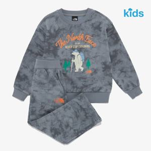 [노스페이스키즈] (NM5MR60S_차콜그레이) 키즈 트레일메이트 스  세트   NKUS