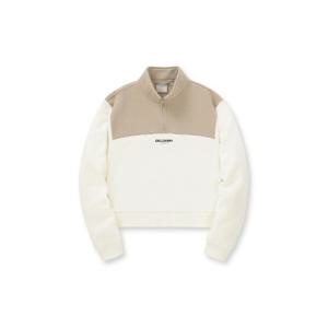 디스커버리긴팔티 TQT DWTR94046-BGS 여성 기모 반집업 맨투맨