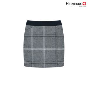 헬베스코 여성 스판 캐주얼 체크 스커트 H2WWSK492
