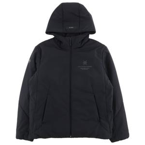 데상트 듀얼리스 후드형 패딩 자켓 SP321DPD91BLK