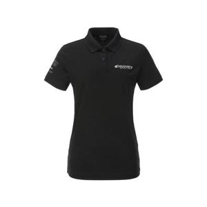 디스커버리 여성 소매 로고 카라티셔츠 DWTS74023-BKS