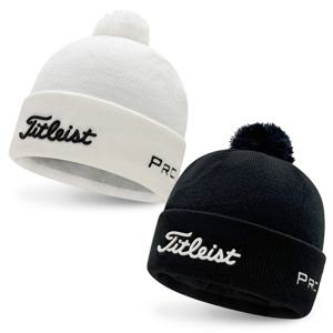 타이틀리스트 투어 폼폼 비니 남성 골프모자