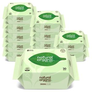 네츄럴오가닉 오리지널 플레인 휴대용 리필형30매[12팩]