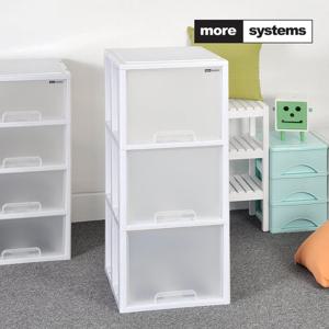 모아시스템즈 클래식 하이 3단서랍장 플라스틱서랍장 수납장