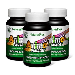 애니멀퍼레이드 멀티비타민 3병 세트 (60정 x 3)