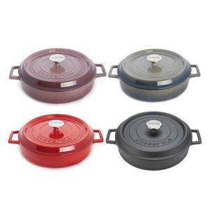 라바 원형 주물 다용도 전골냄비 28cm