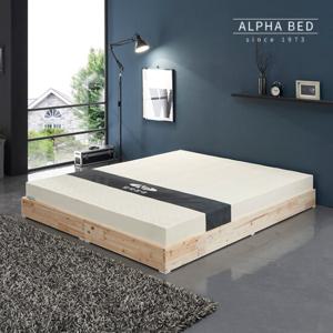 알파침대 베디아 고급형 원목 저상형 침대프레임 Q