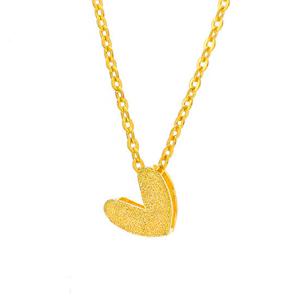 [골드리카]순금 쁘띠하트 목걸이 7.5g+14K잠금(99.9)
