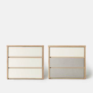 소티디자인 딥와이드 광폭 3단 서랍장 870 - 2color