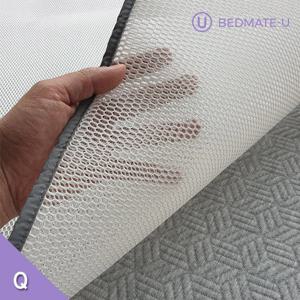 베드메이트유 3D 에어메쉬 통풍 쿨매트, 에어매트 Q