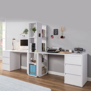 라나3 2700 2인용책상책장세트 커플책상 2인책상