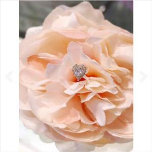 미니골드 10K 하트스톤 피어싱 ECPM0013