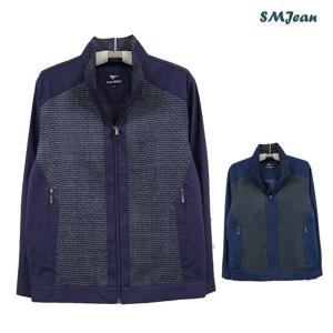 SMJ1178 남자 배색 점퍼 자켓 중년 남성 점퍼 봄 가을