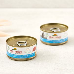 알모네이쳐 캣 대서양참치 캔 70g 고양이 주식캔 고양이 사료