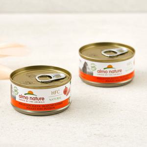 알모네이쳐 캣 닭고기&호박 캔 70g 고양이 주식캔 고양이 사료