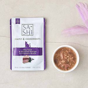 로우즈 사시 참치&정어리 파우치 50g 고양이 간식 고양이 간식