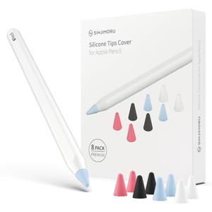 [8개입]애플펜슬 프로 2세대 1세대 실리콘 펜촉 커버 보호캡