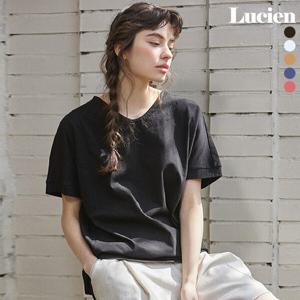 [루시앙]루시앙 수피마코튼 100% 브이넥 티셔츠 5종 SET