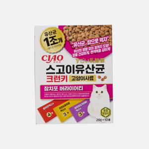 이나바 챠오 스고이유산균 크런키 참치포 버라이어티 (P-245) 고양이 사료