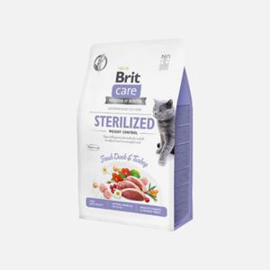 브릿 케어 캣 그레인프리 스테럴라이즈드 다이어트 케어 2kg 고양이 사료